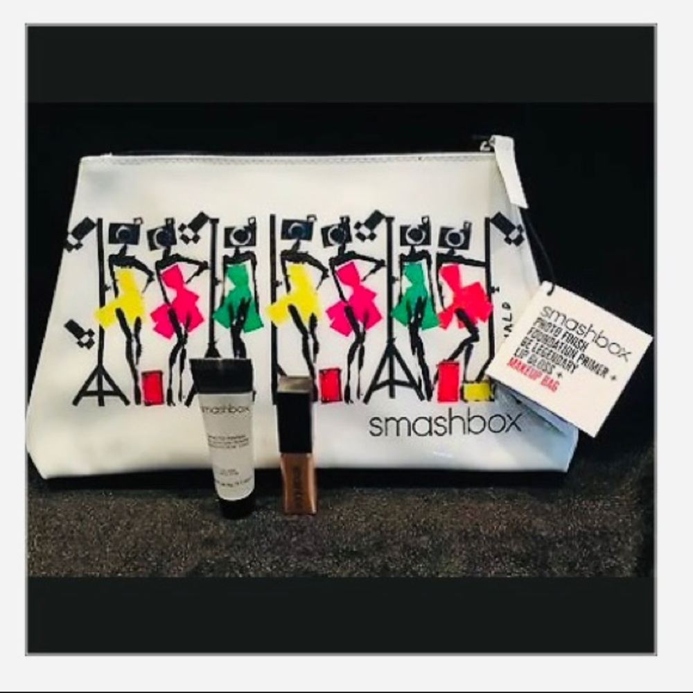 🌺Smashbox Makeup Bag, Makeup Primer & Lip Gloss